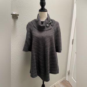 ❤️‍🔥3/$27❤️‍🔥Dana Buchman Cowl Neck Sweater - Size L - EUC